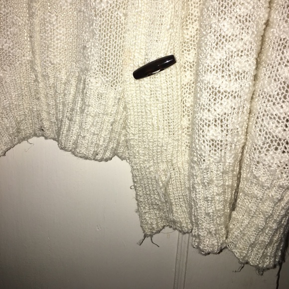 LF white oversized cardigan - Picture 2 of 3